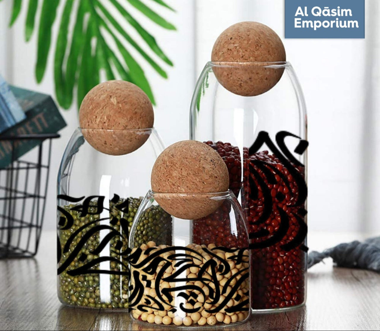 Arabic Glass Canisters