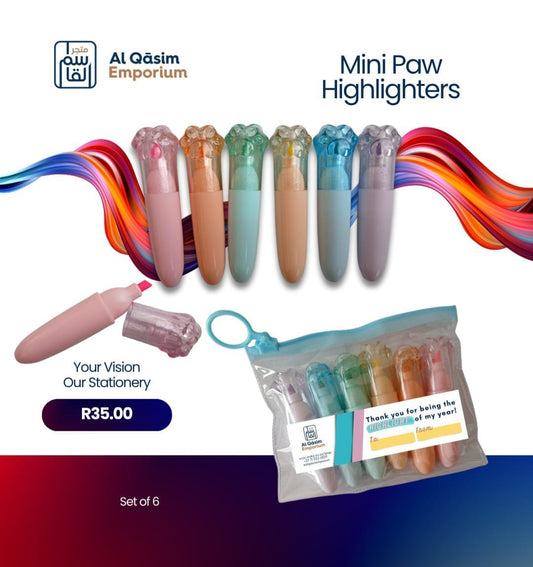 Mini Paw Highlighters