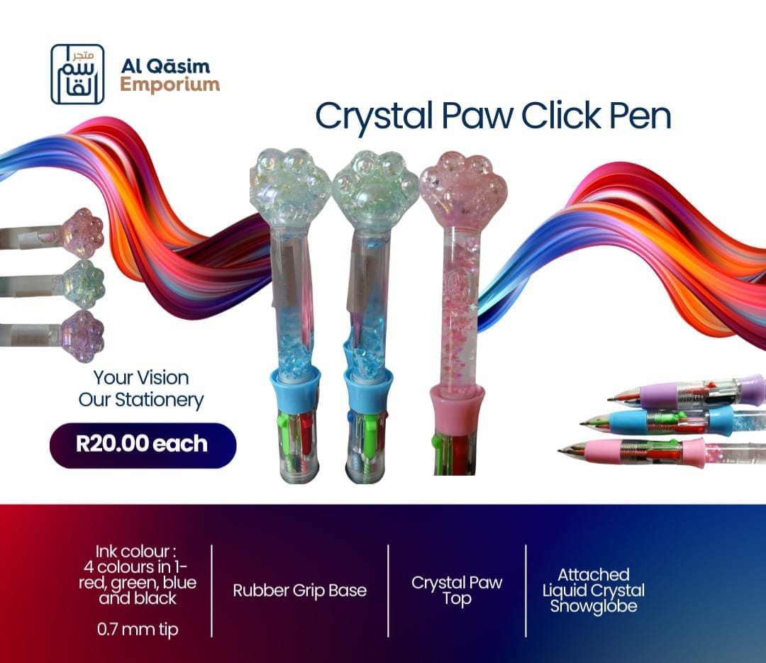 Crystal Paw Click Pen