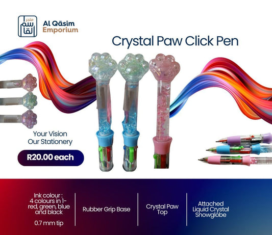 Crystal Paw Click Pen