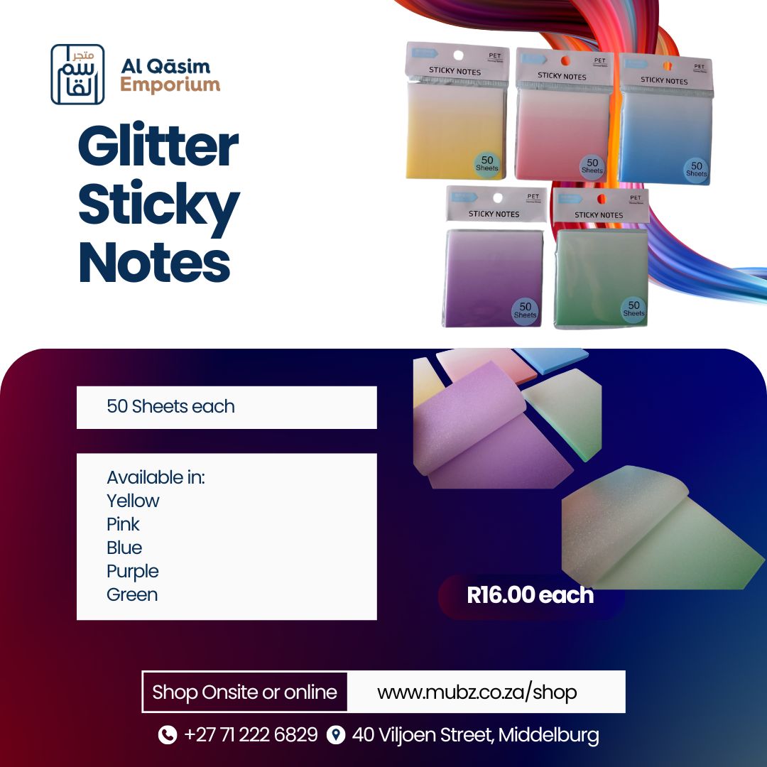 Glitter Sticky Notes