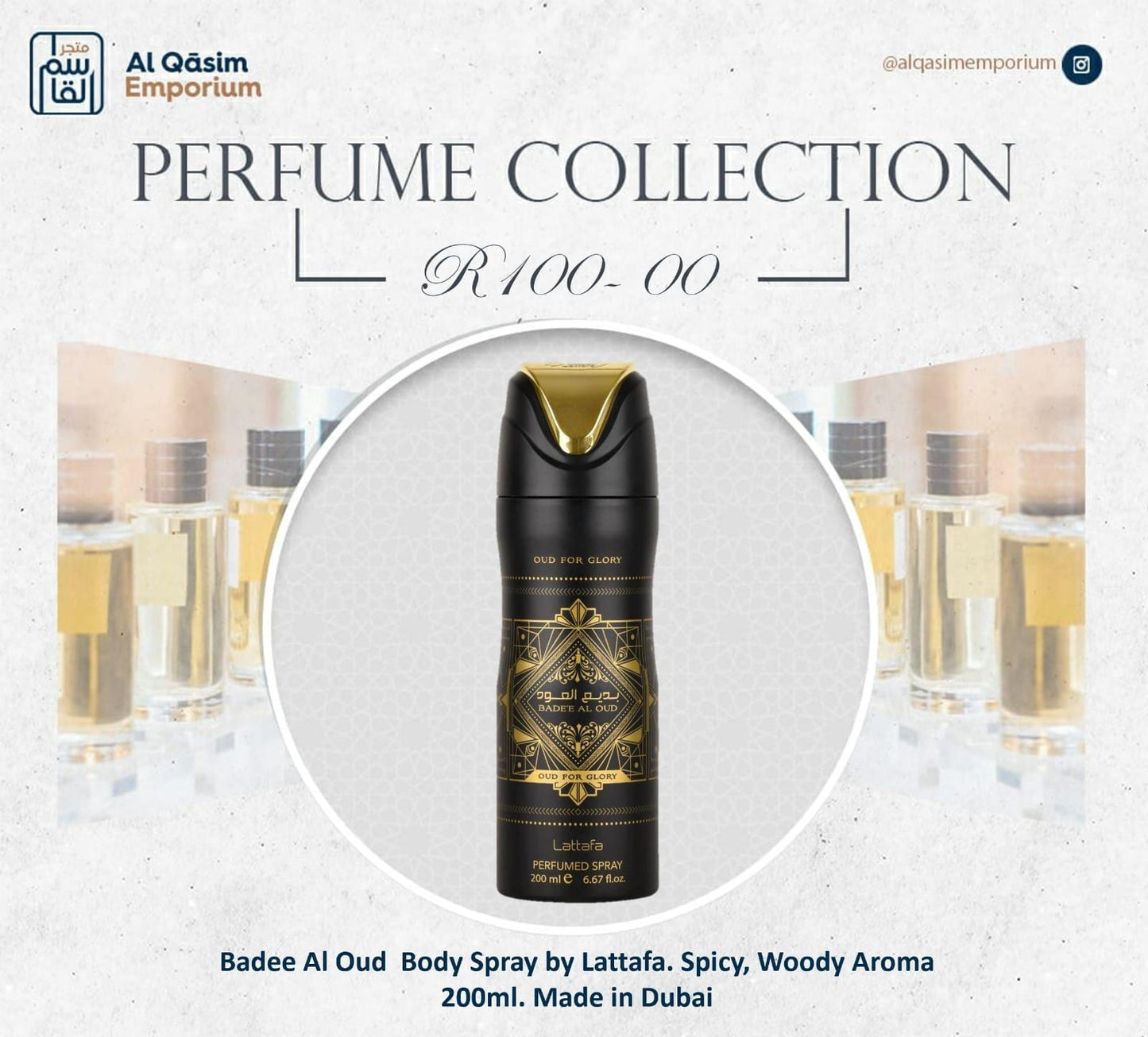 Badee Al Oud Body Spray