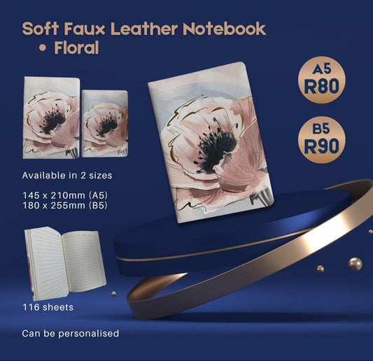 Soft Faux Leather Notebbok