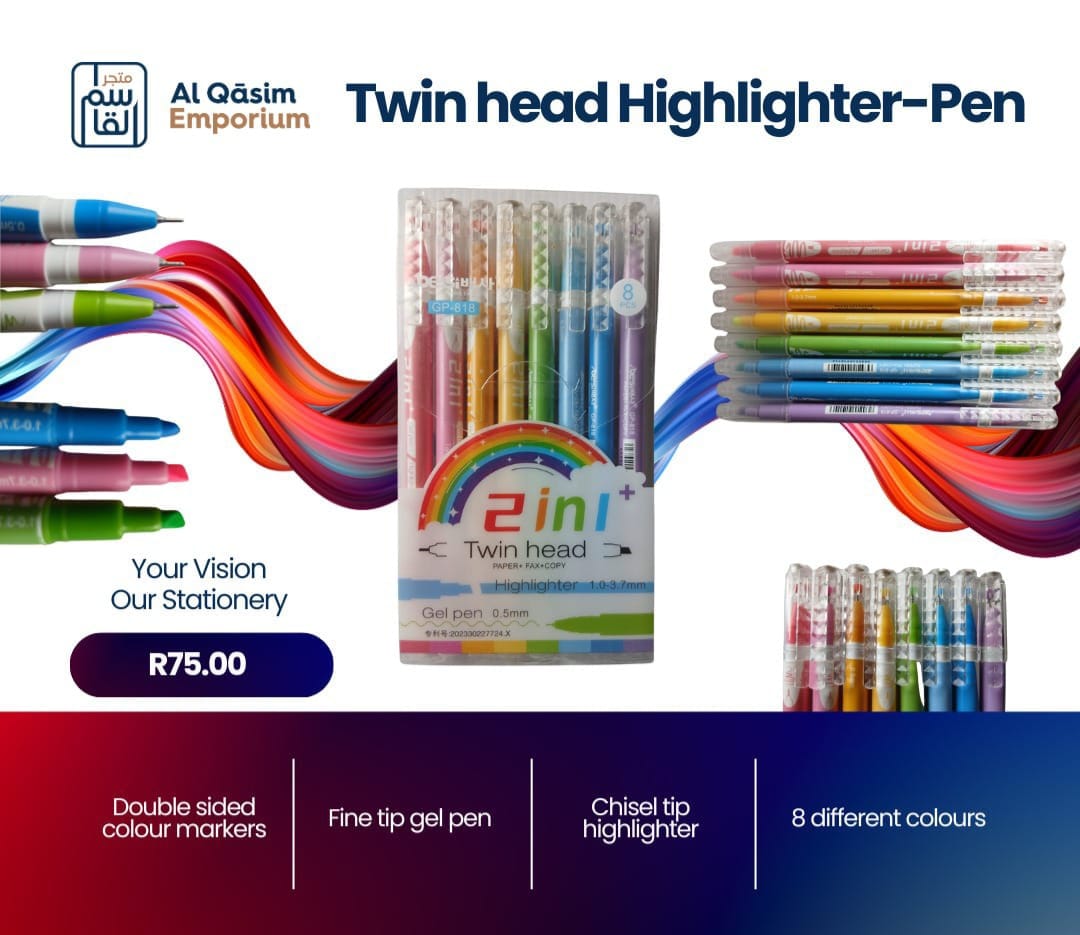 Twin Head Highlighter-Pen