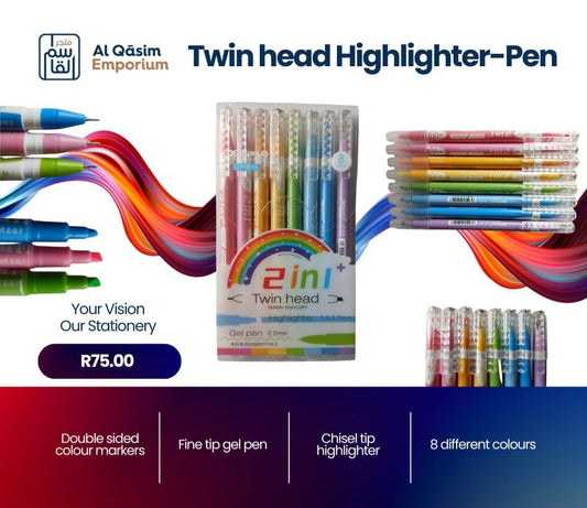 Twin Head Highlighter-Pen