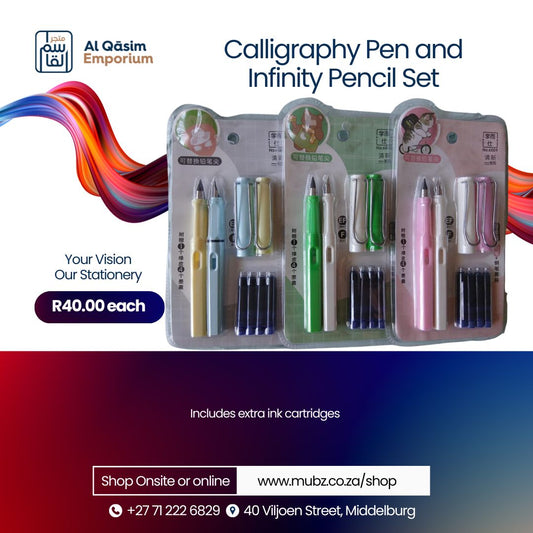 Calligraphy Pen & Infinity Pencil Set