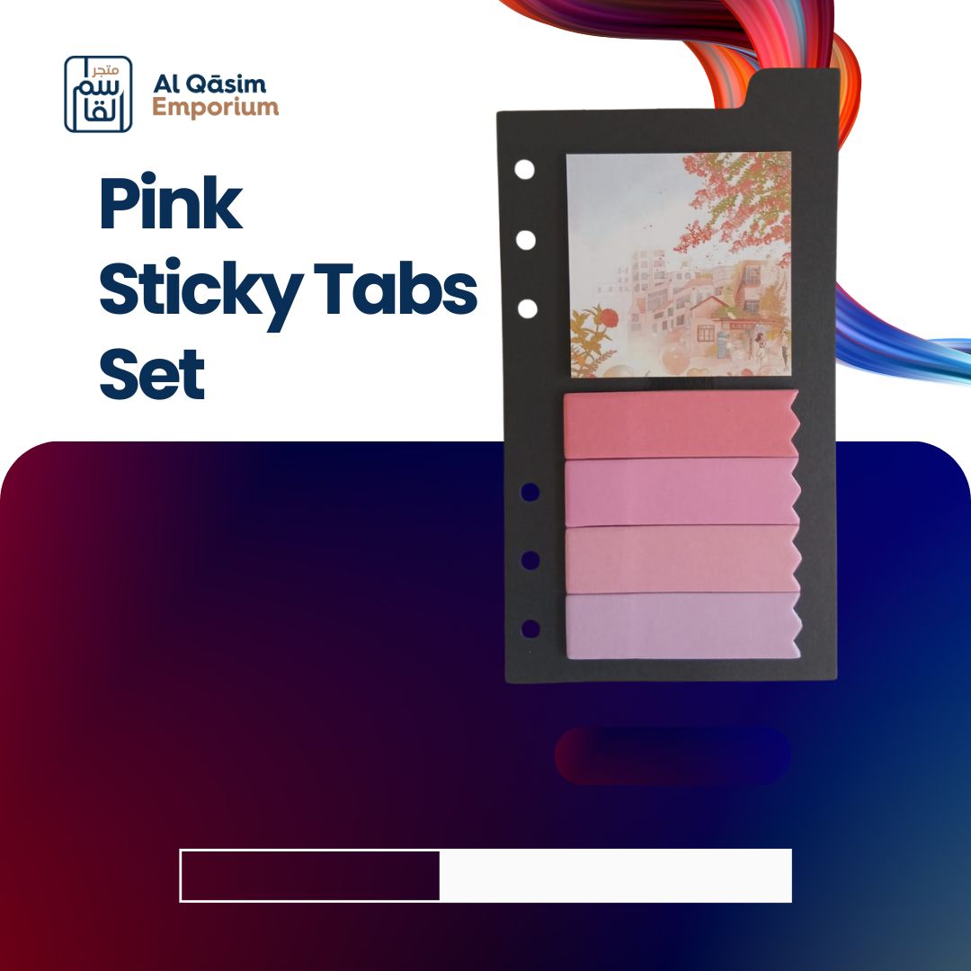 Pink Sticky Tab Set