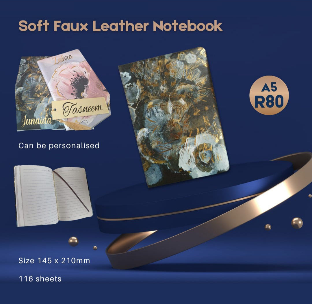 Soft Faux Leather Notebbok