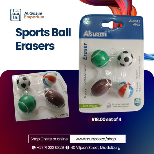 Sports Ball Erasers