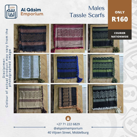 Mens Tassel Scarves