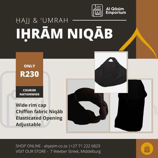 Ihraam Niqab Cap
